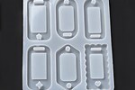 Matrita din silicon placute conectoare din rasina, tag, 160x135x8mm
