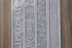 Matrita din silicon semn de carte din rasina, modele diverse, 147x123x5mm