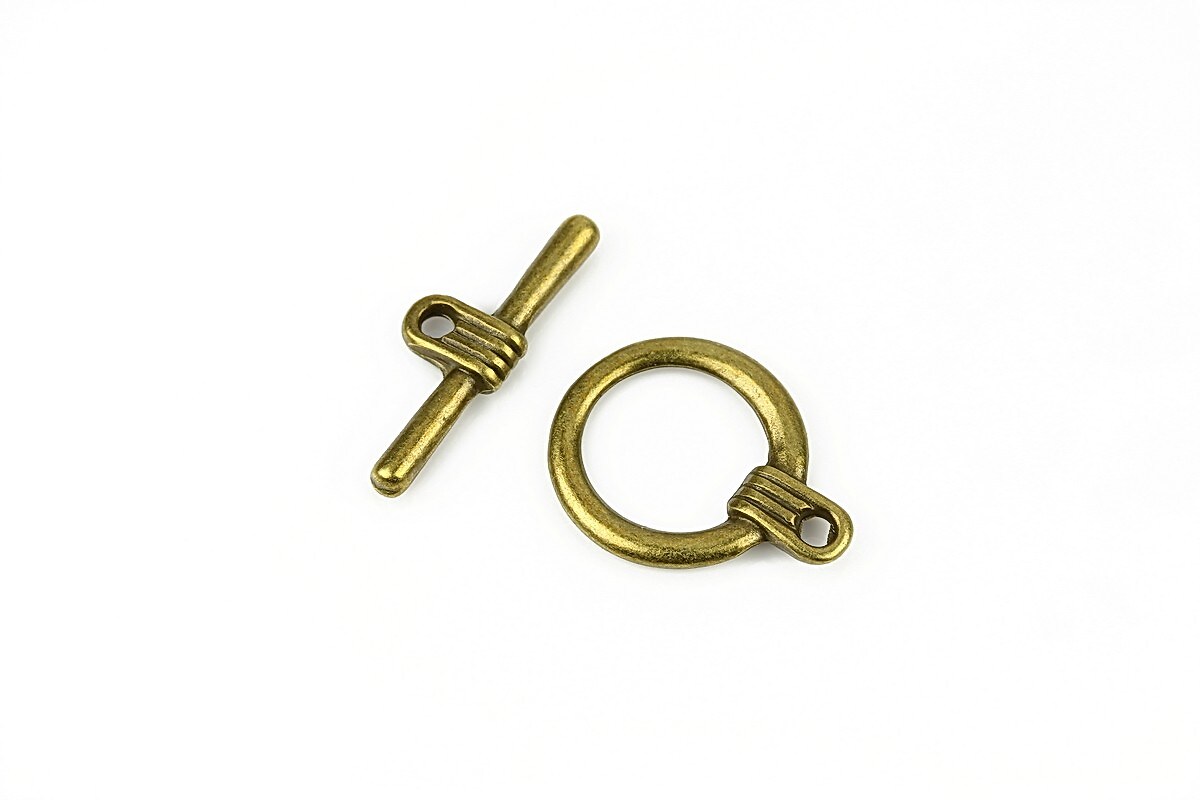 Inchizatoare toggle bronz 20x15,5mm