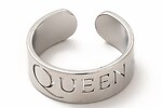 Inel reglabil otel inoxidabil 304, Queen, marime 16,7mm