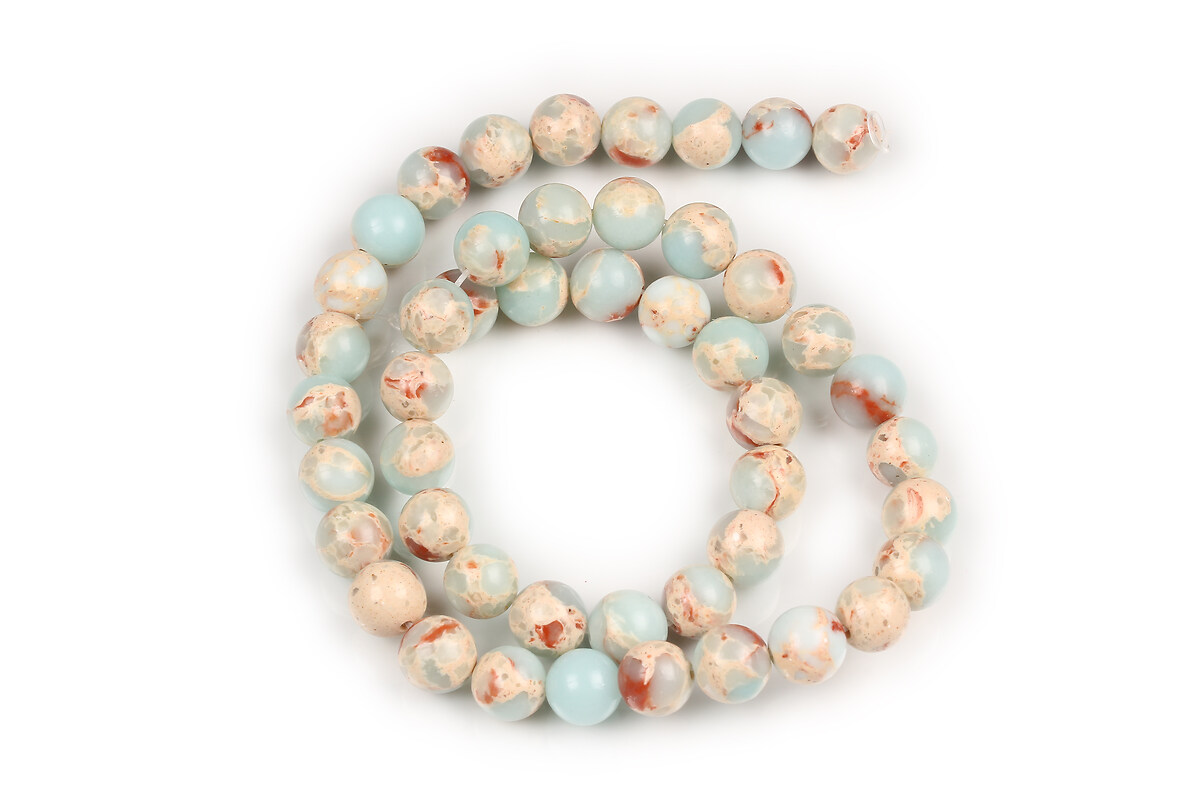 Margele regalite de sinteza Shoushan sfere 8mm (sirag)