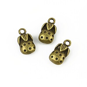 Charm bronz ananas 16x8,5mm