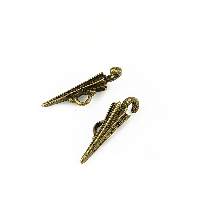 Charm bronz umbrela 20x6mm