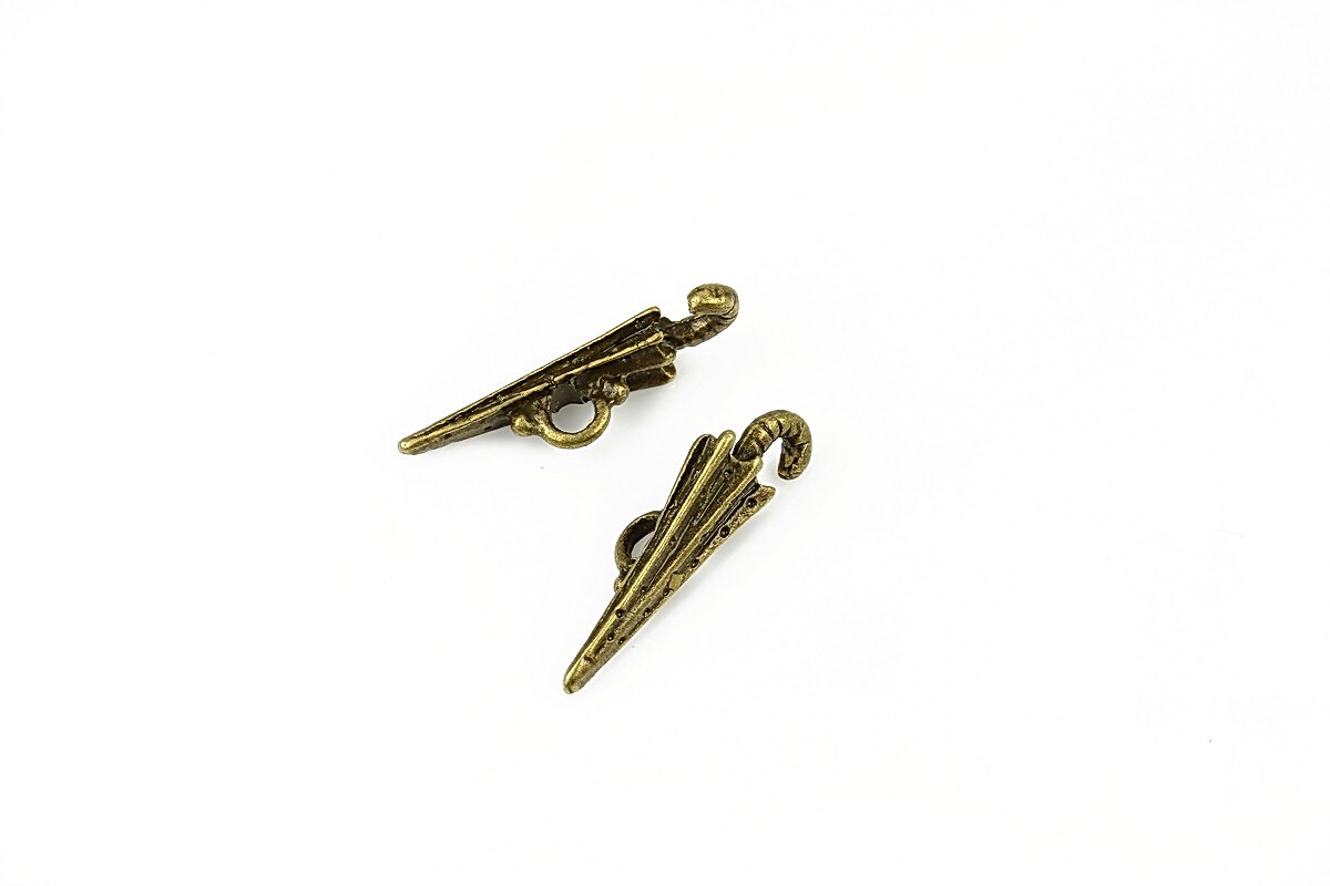 Charm bronz umbrela 20x6mm