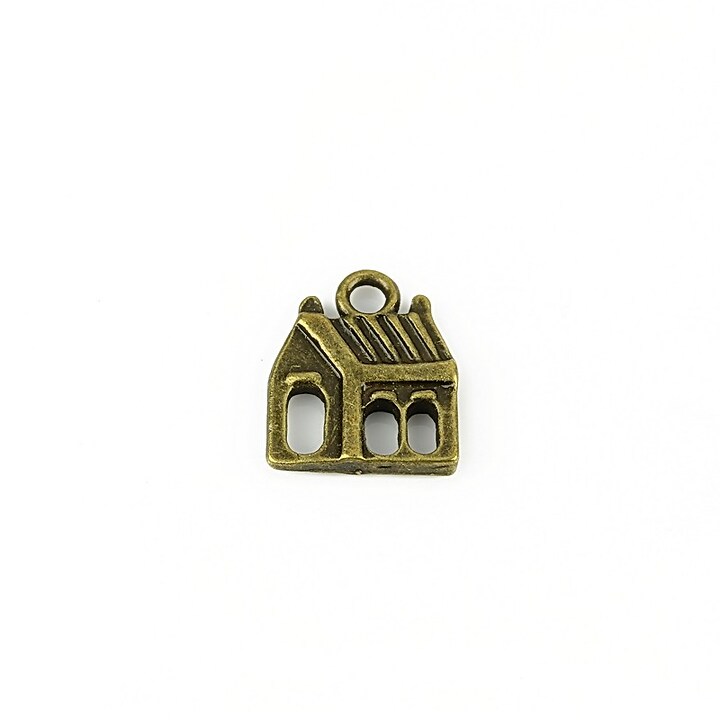 Charm bronz casa 15x13mm