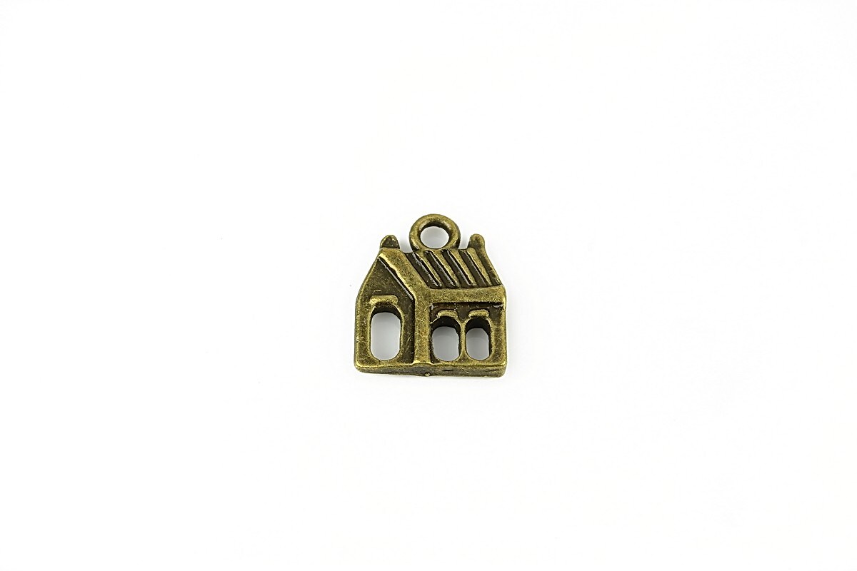 Charm bronz casa 15x13mm