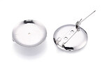 Baza brosa otel inoxidabil 304 cu platou pentru cabochon 25mm