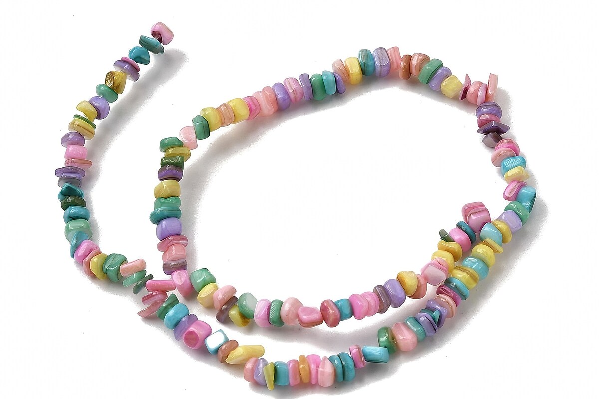 Sirag margele sidef nuggets 4,5-9x4,5-7mm - mix