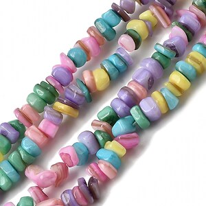 Sirag margele sidef nuggets 4,5-9x4,5-7mm - mix