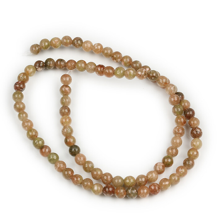 Margele unakite sfere 4mm (sirag)