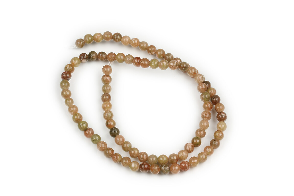 Margele unakite sfere 4mm (sirag)