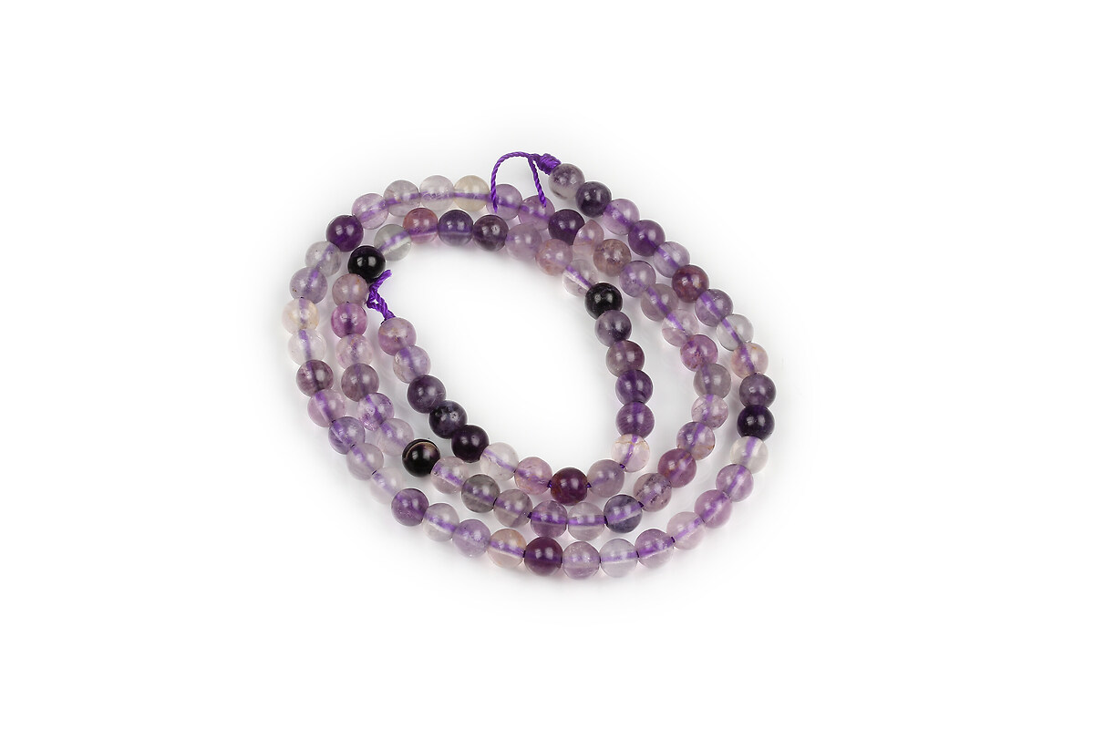 Margele fluorit sfere 4mm (sirag)