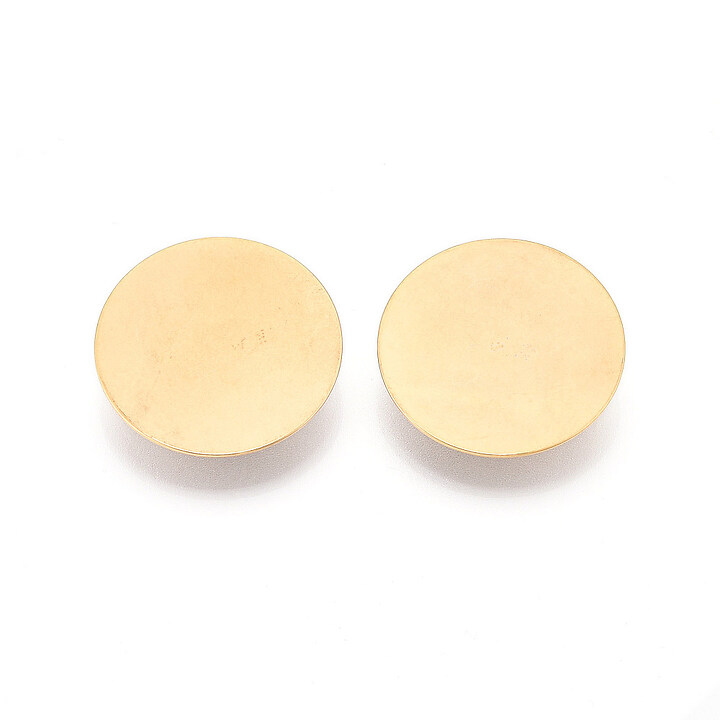 Baza brosa otel inoxidabil 304 auriu cu platou pentru cabochon 30mm