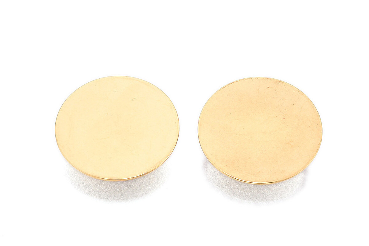 Baza brosa otel inoxidabil 304 auriu cu platou pentru cabochon 25mm