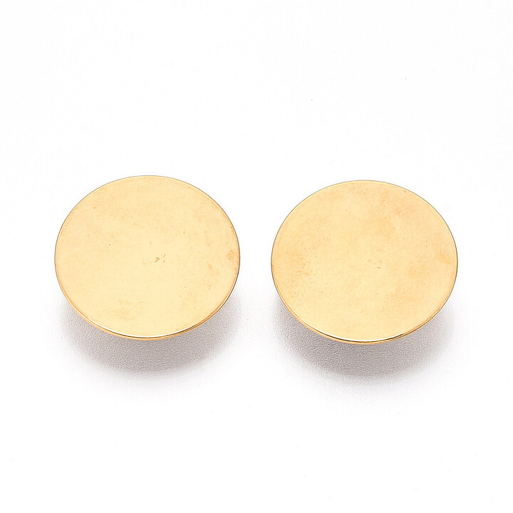 Baza brosa otel inoxidabil 304 auriu cu platou pentru cabochon 20mm