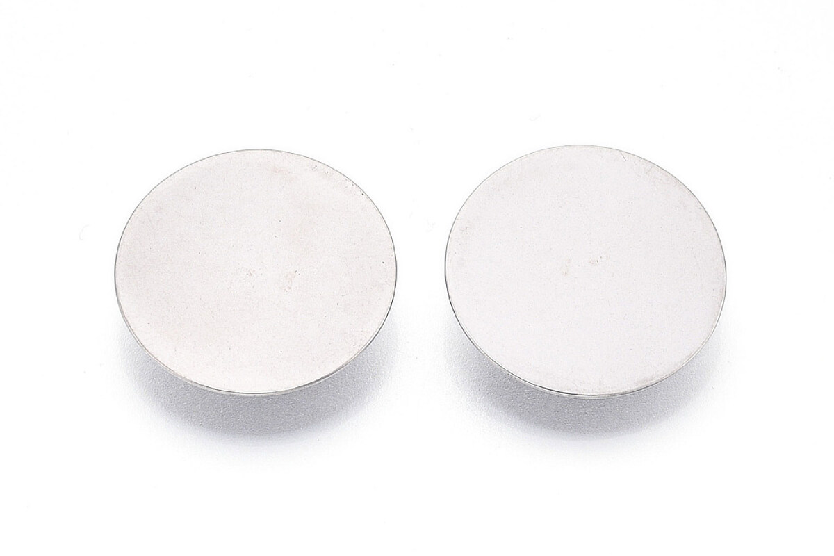 Baza brosa otel inoxidabil 304 cu platou pentru cabochon 25mm