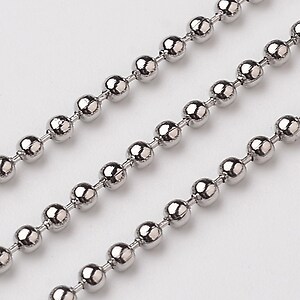 Lant otel inoxidabil 304, cu bile de 1,5mm (49cm)