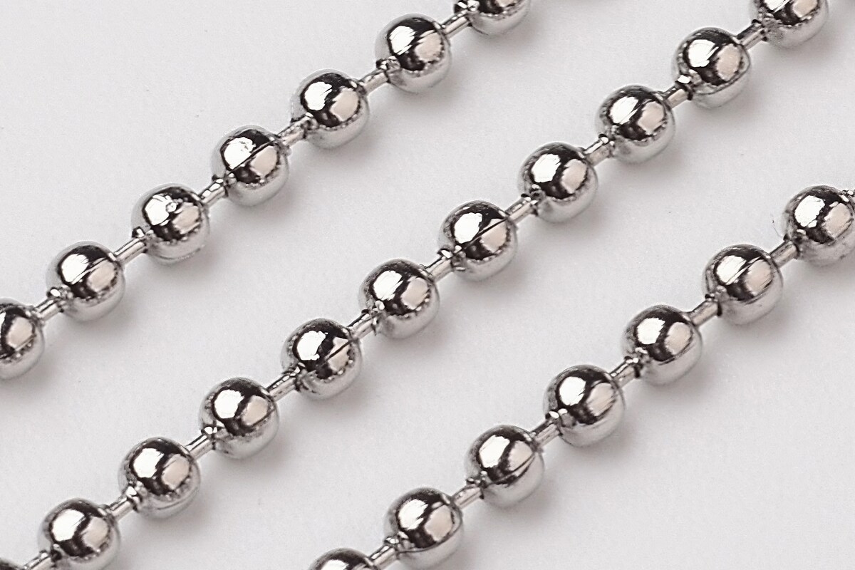 Lant otel inoxidabil 304, cu bile de 1,5mm (49cm)