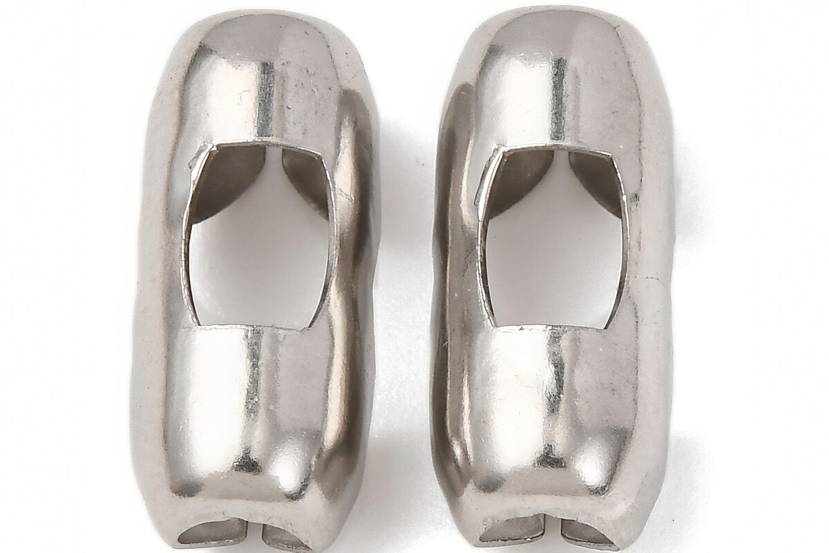 Conector lant cu bile de 6mm, otel inoxidabil, 17,5x8x6mm