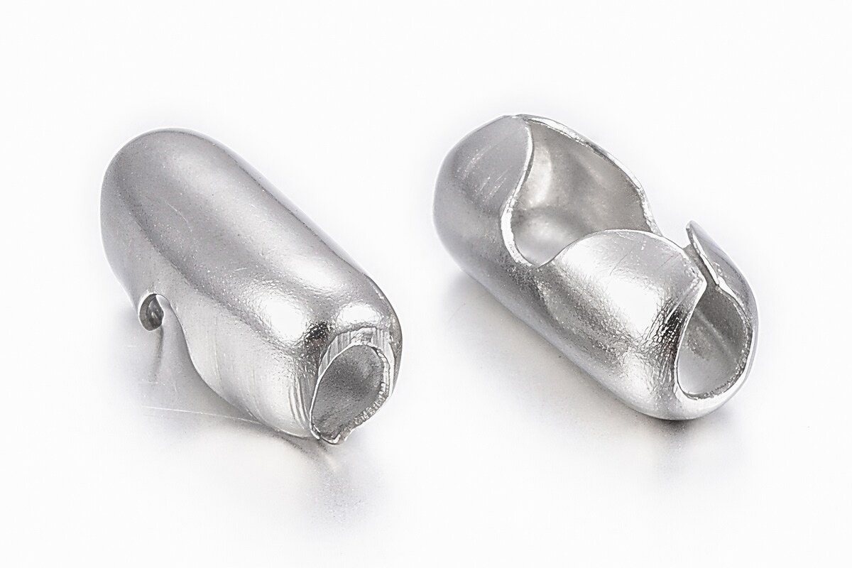 Conector lant cu bile de 3mm, otel inoxidabil, 10x4mm