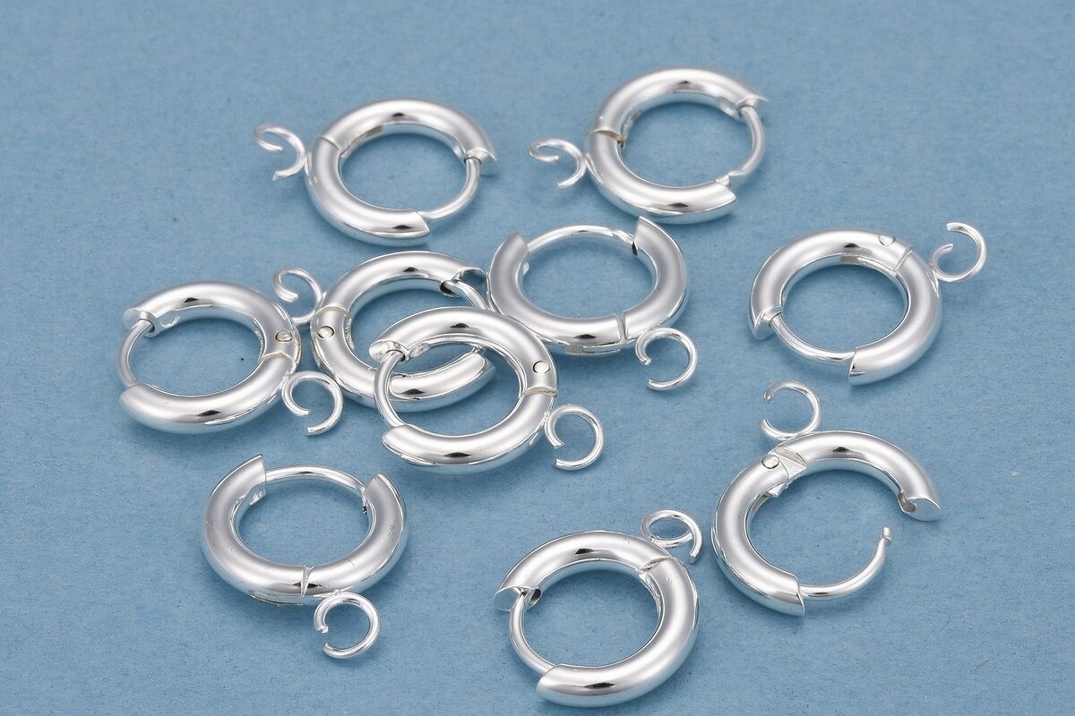 Tortite cercei otel inoxidabil 201, 16x13,5mm (2 buc.)