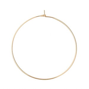 Tortite cercei otel inoxidabil auriu chirurgical 316, hoops 40mm (2 buc.)