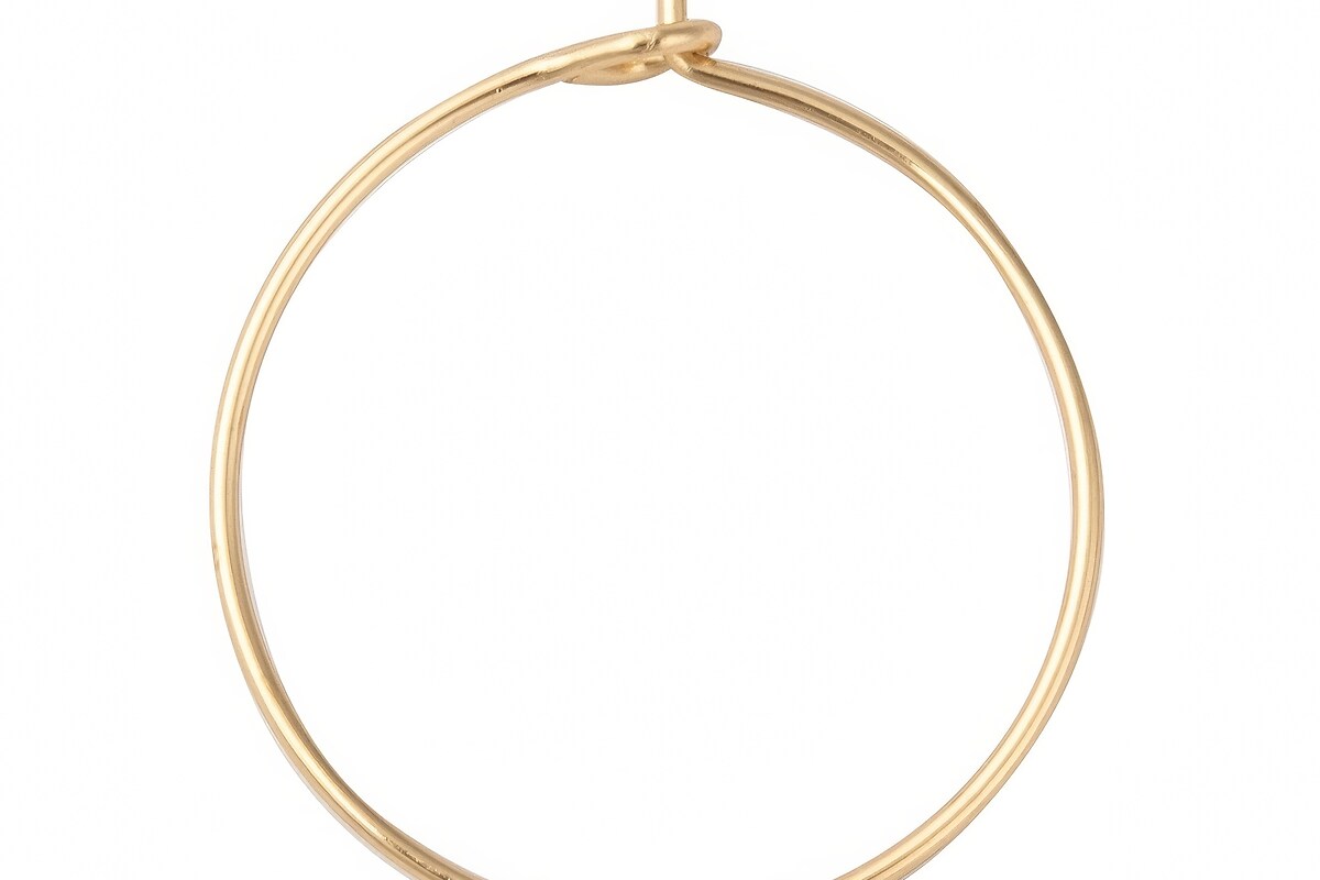 Tortite cercei otel inoxidabil auriu chirurgical 316, hoops 20mm (2 buc.)