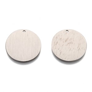 Pandantiv otel inoxidabil 304, banut pentru stantat 20mm