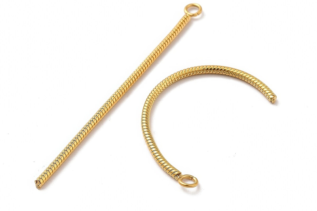 Pandantiv otel inoxidabil 201 auriu, 50mm