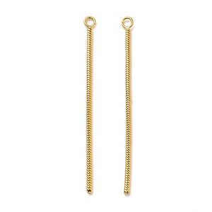 Pandantiv otel inoxidabil 201 auriu, 50mm