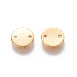 Conector otel inoxidabil 304 auriu, banut 8mm