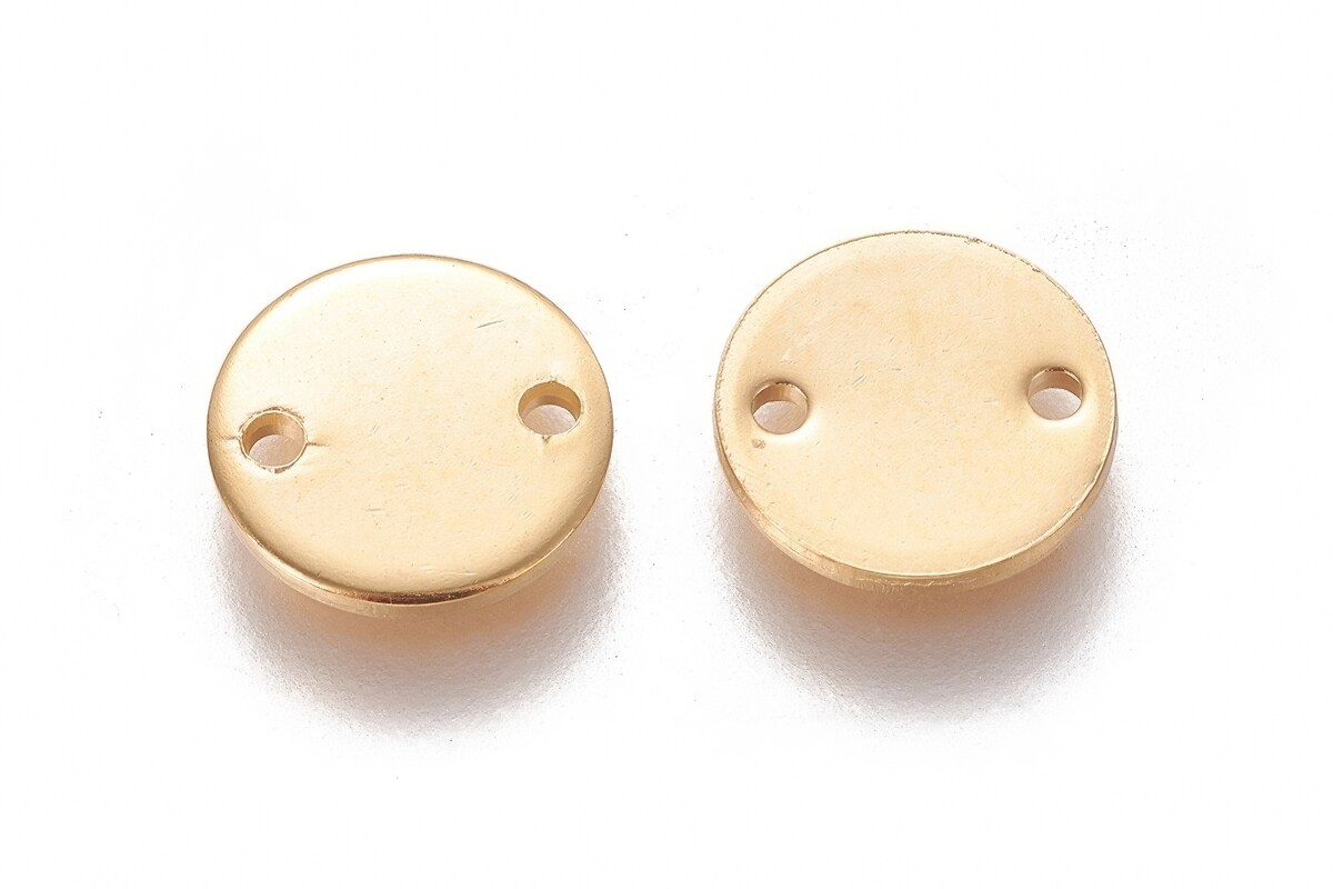 Conector otel inoxidabil 304 auriu, banut 10mm