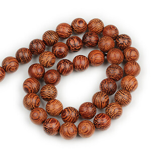 Sirag margele lemn Dracaena Draco (Dragon Tree) sfere 10mm