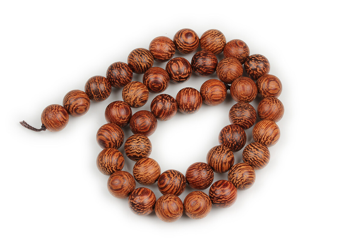 Sirag margele lemn Dracaena Draco (Dragon Tree) sfere 10mm