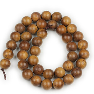 Sirag margele lemn santal sfere 10mm