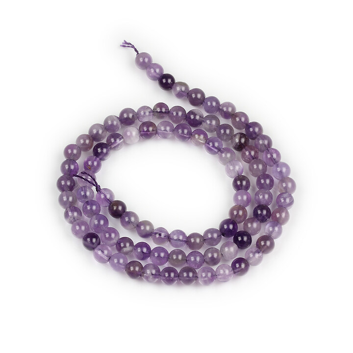 Margele ametist sfere 4mm (sirag)