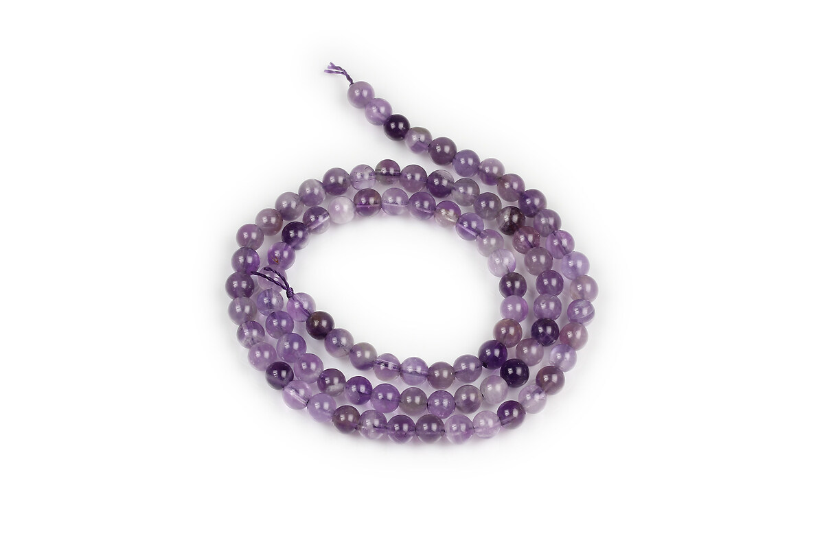 Margele ametist sfere 4mm (sirag)