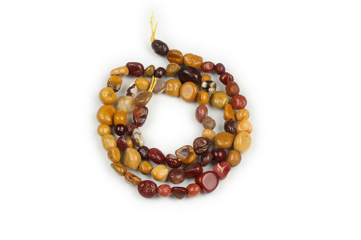 Margele jasp mookait nuggets 5-10x6-7mm (sirag)