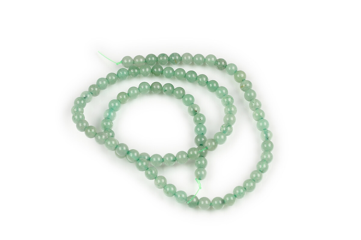 Margele aventurin verde sfere 4mm (sirag)