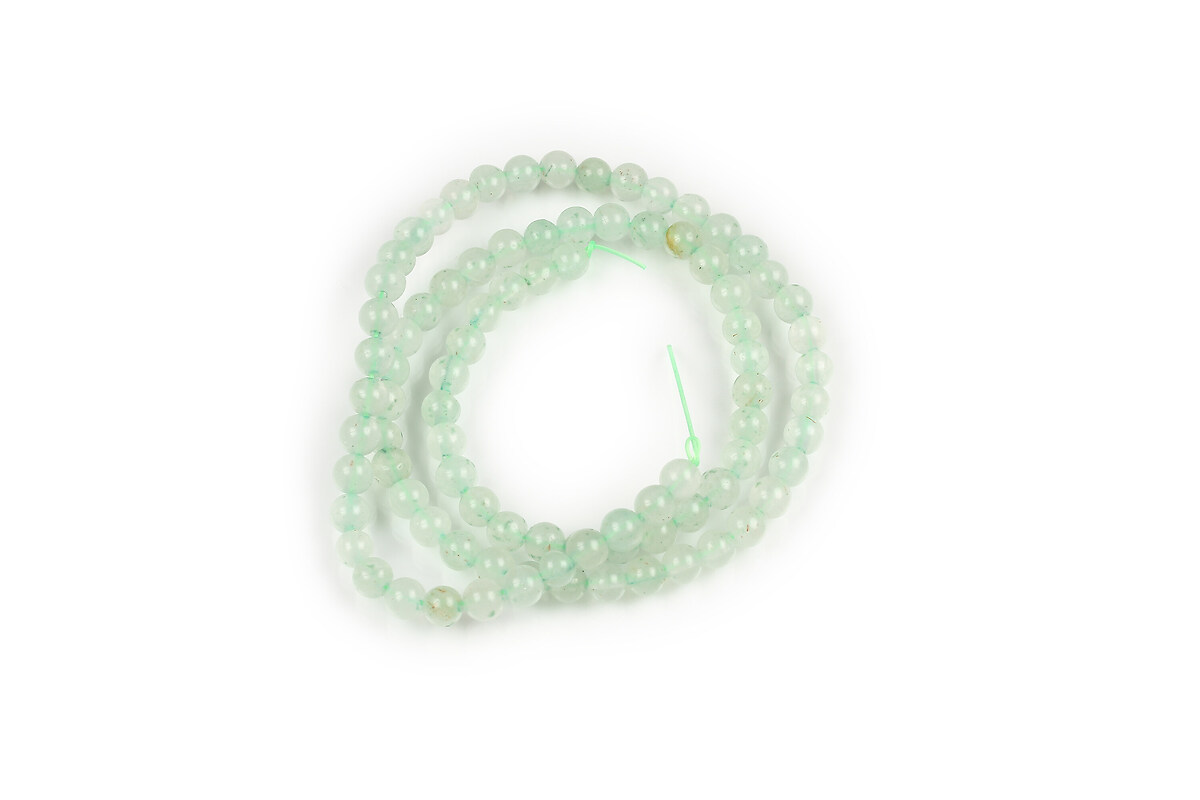 Margele aventurin verde deschis sfere 4mm (sirag)