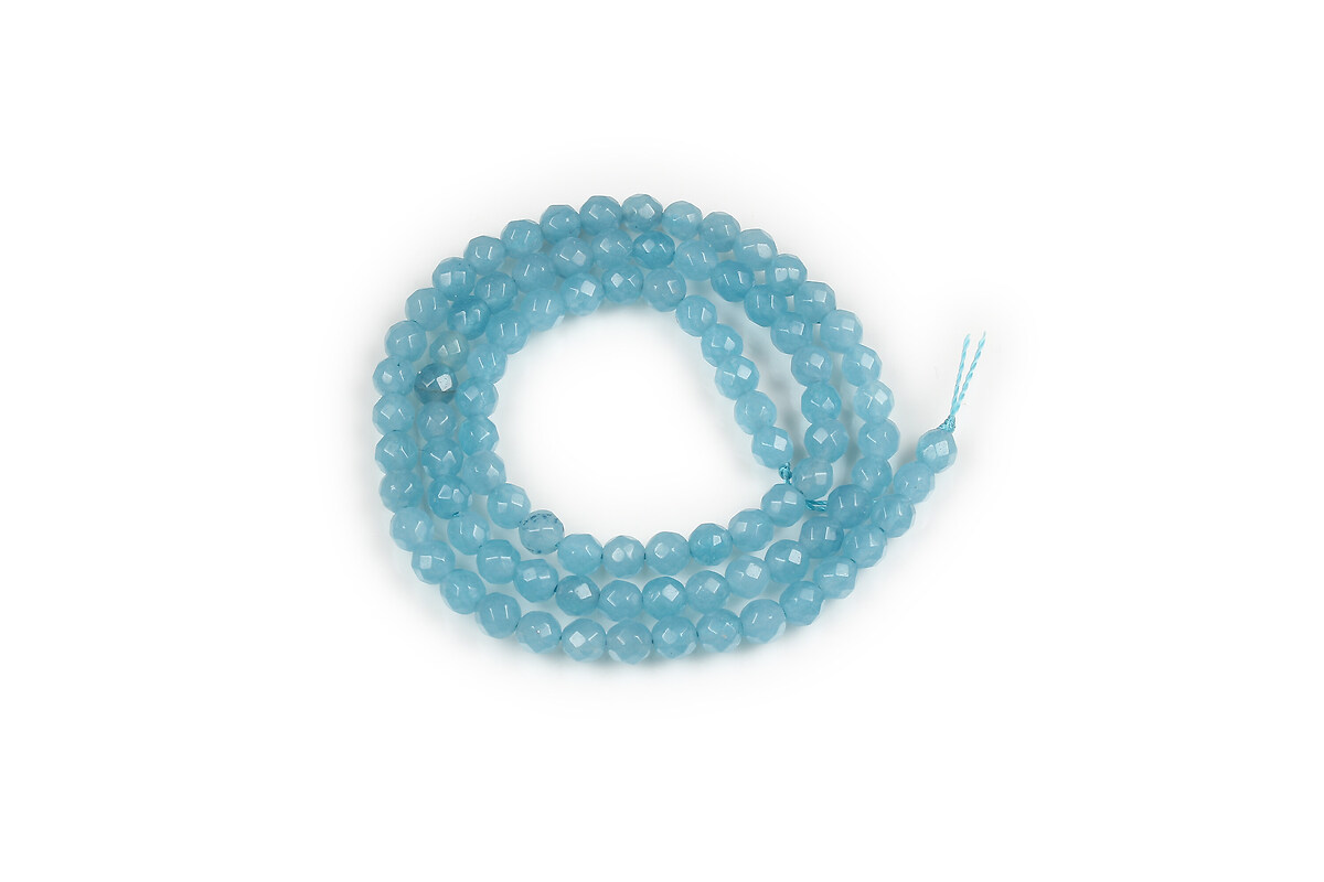 Margele angelite sfere fatetate 4mm (sirag)