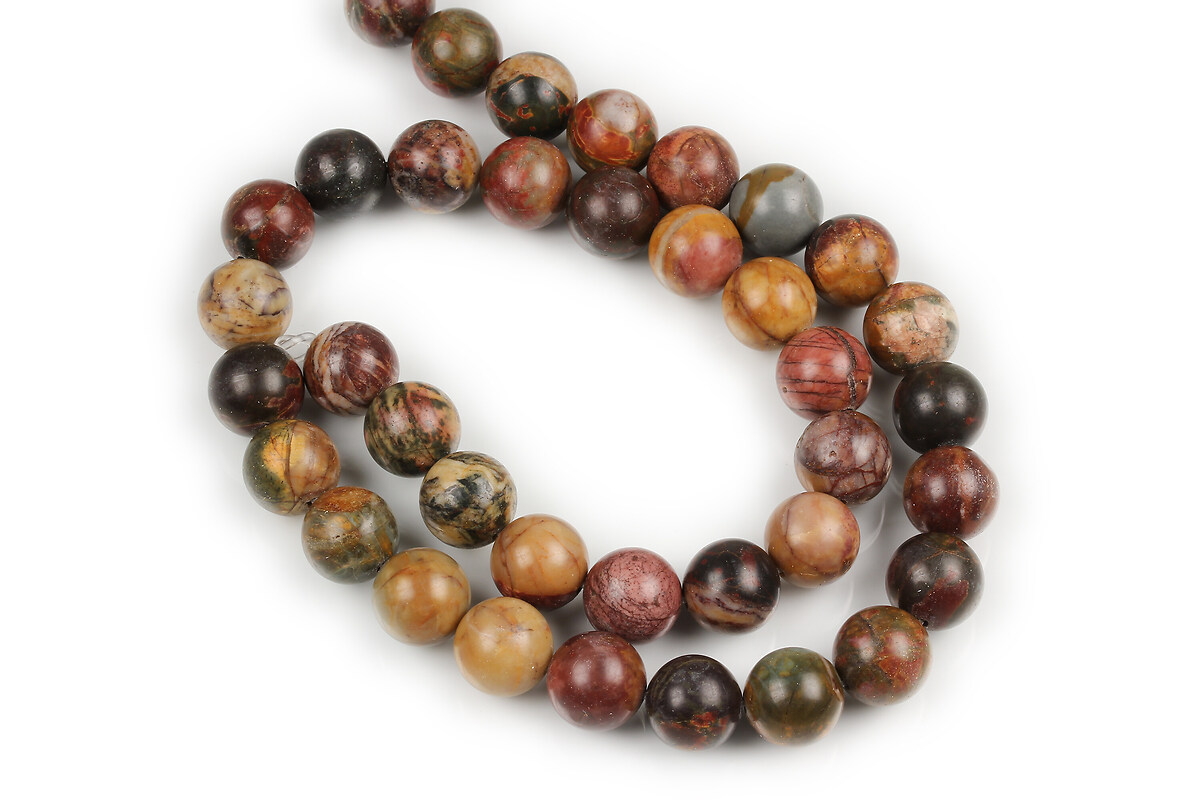 Margele Picasso Jasper sfere 10mm (sirag)