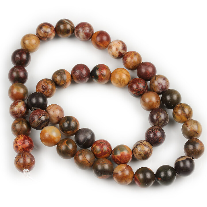 Margele Picasso Jasper sfere 8mm (sirag)