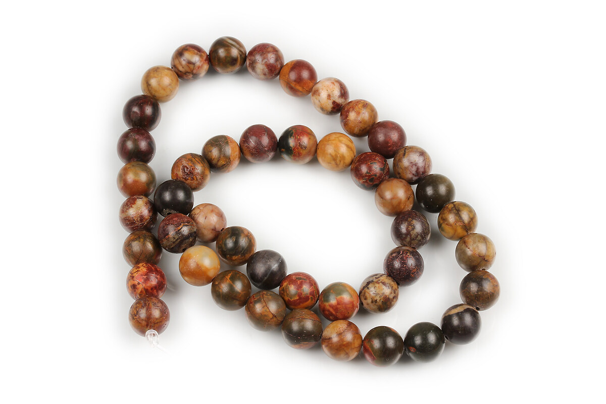Margele Picasso Jasper sfere 8mm (sirag)