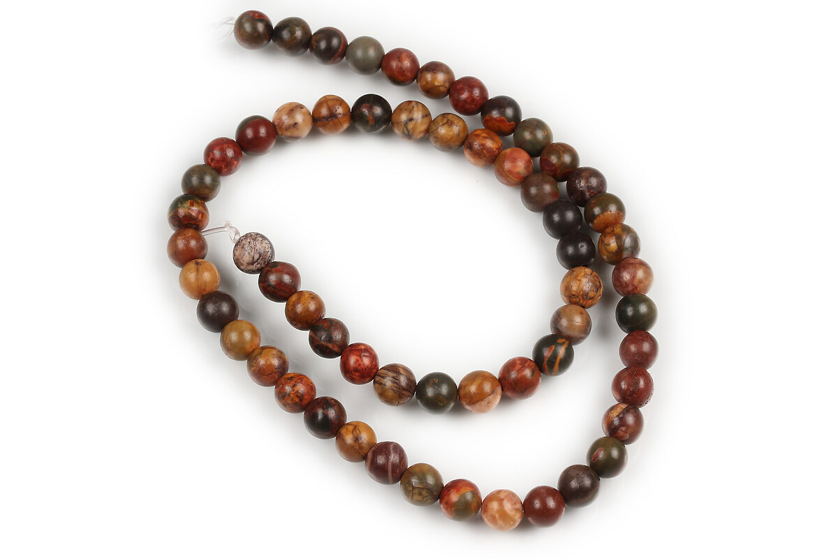 Margele Picasso Jasper sfere 6mm (sirag)