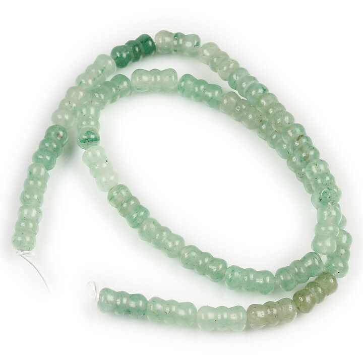 Margele aventurin verde funda 12x6mm (sirag)