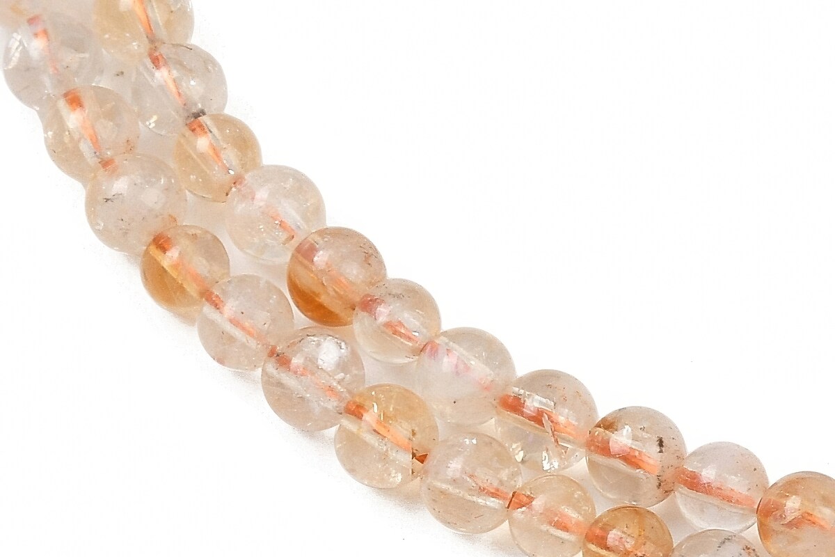 Margele citrine sfere 4mm (sirag)