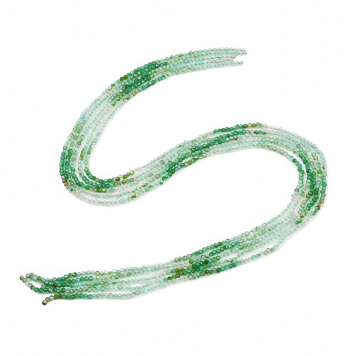 Margele onix verde sfere fatetate 2mm (sirag)