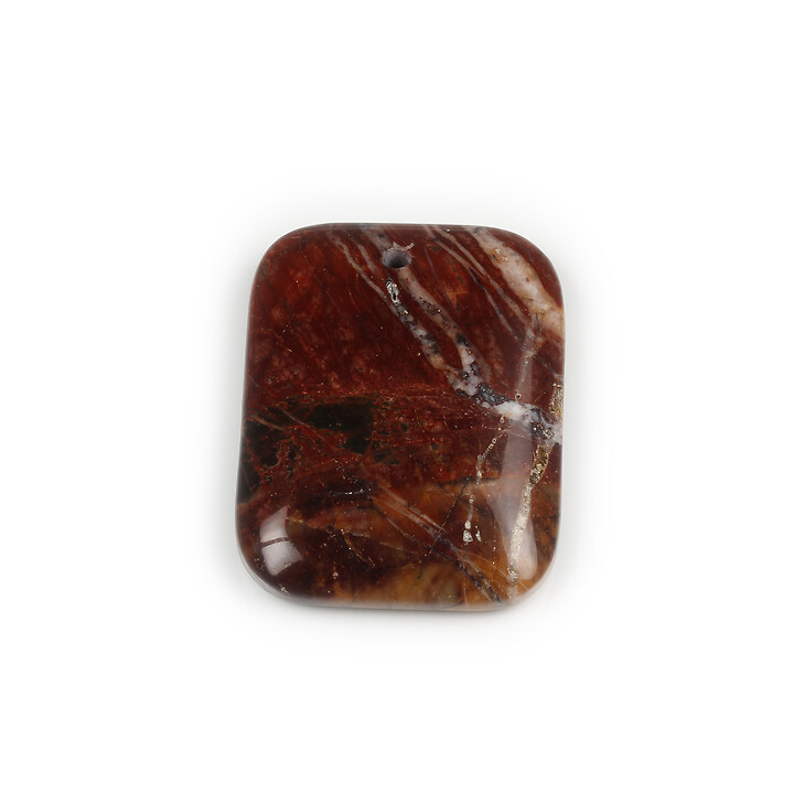 Pandantiv jasp Picasso dreptunghi 40x30mm