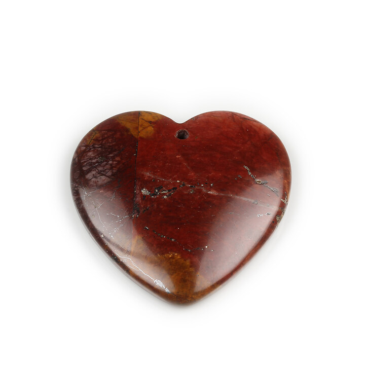 Pandantiv jasp Picasso inima 44x45mm